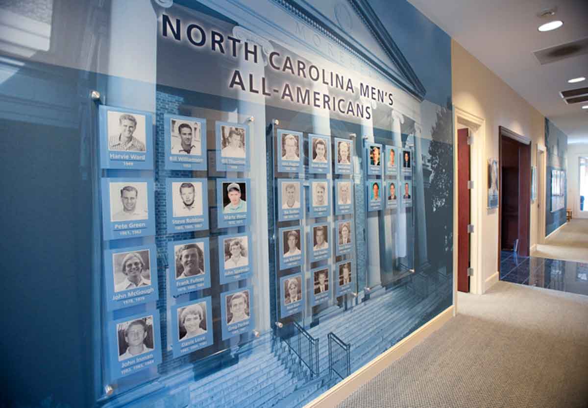 North Carolina men's all-Americans athletics