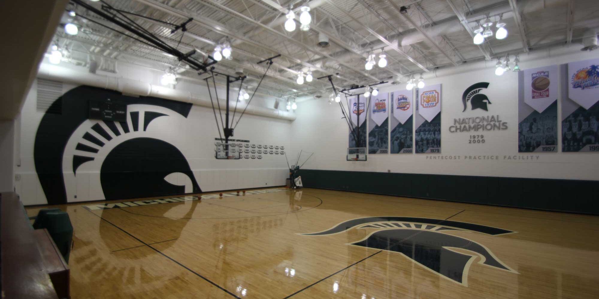 training facility for a college basketball team in michigan