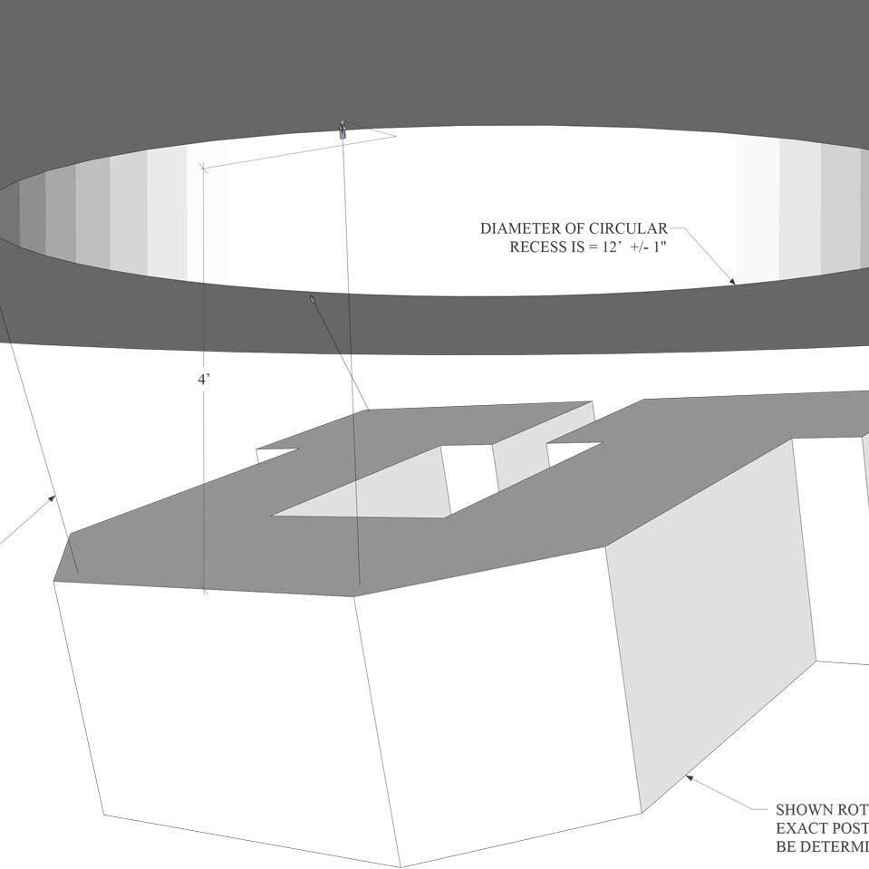 University of Utah floating U cad drawing