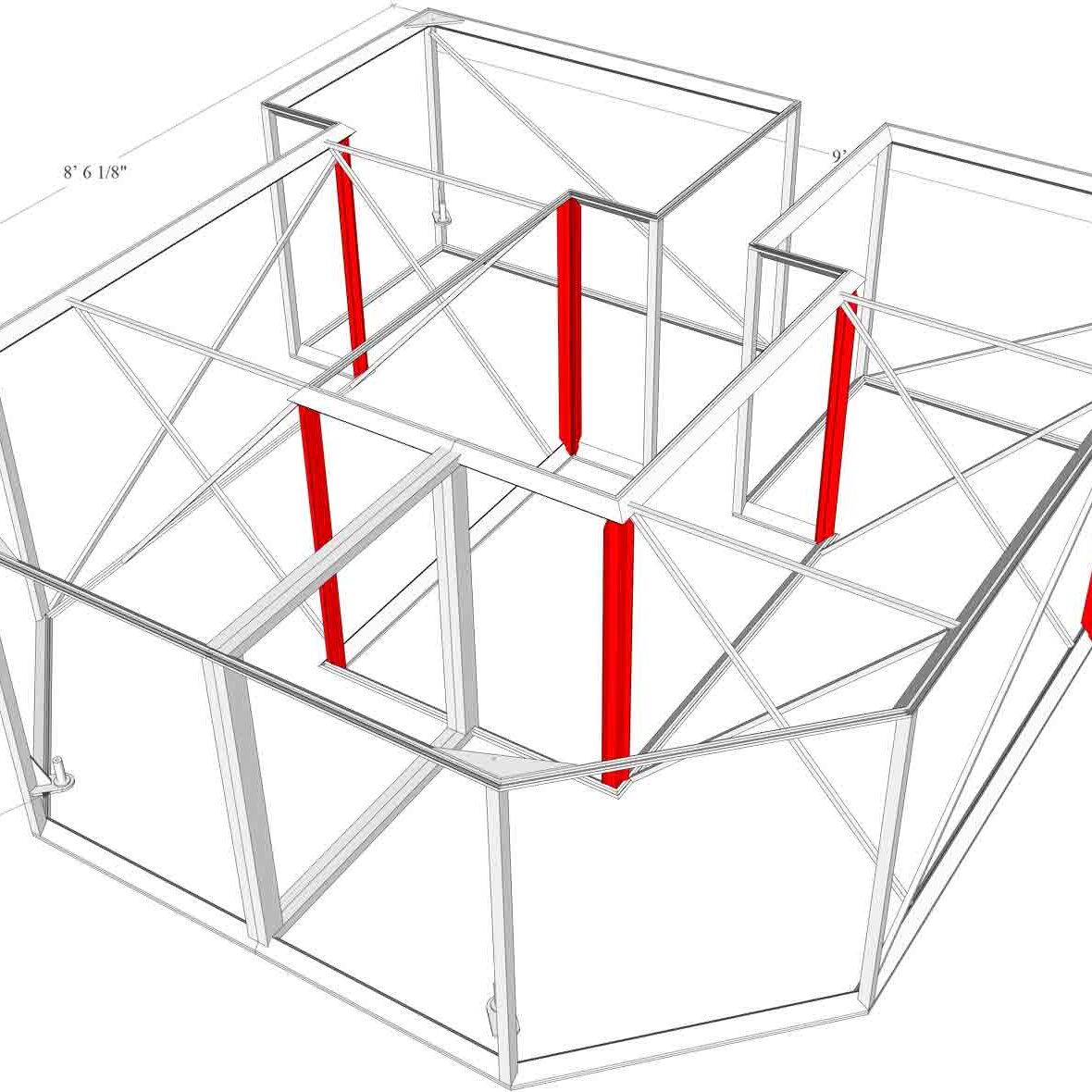 CAD Design of University of Utah floating U